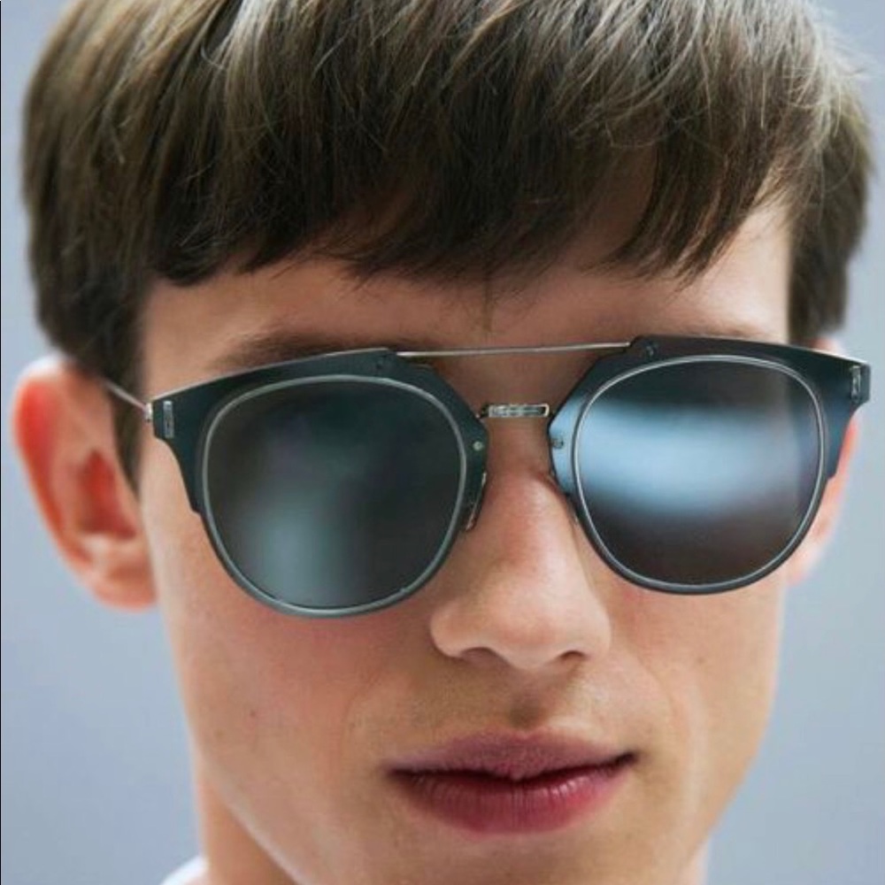 Christian Dior COMPOSIT 1.0 grey silver mirror (010/0T) Sunglasses